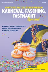 Gazetka promocyjna Metro - Karneval, Fasching, Fastnacht Spezial - Gazetka - ważna od 12.02 do 12.02.2024 - strona 1 - produkty: angebot, angebote, eis, elle, Metro, reis, Spezi, Ti