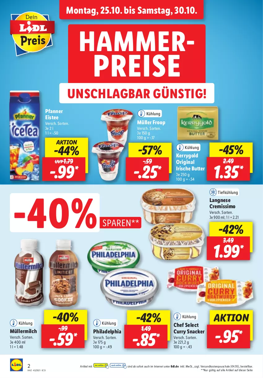 Aktueller Prospekt Lidl - Aktionsprospekt - von 25.10 bis 30.10.2021 - strona 2