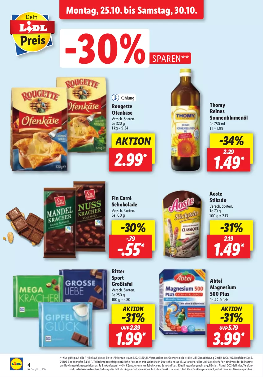 Aktueller Prospekt Lidl - Aktionsprospekt - von 25.10 bis 30.10.2021 - strona 4