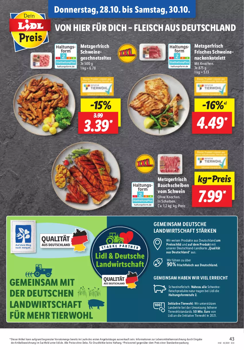 Aktueller Prospekt Lidl - Aktionsprospekt - von 25.10 bis 30.10.2021 - strona 43