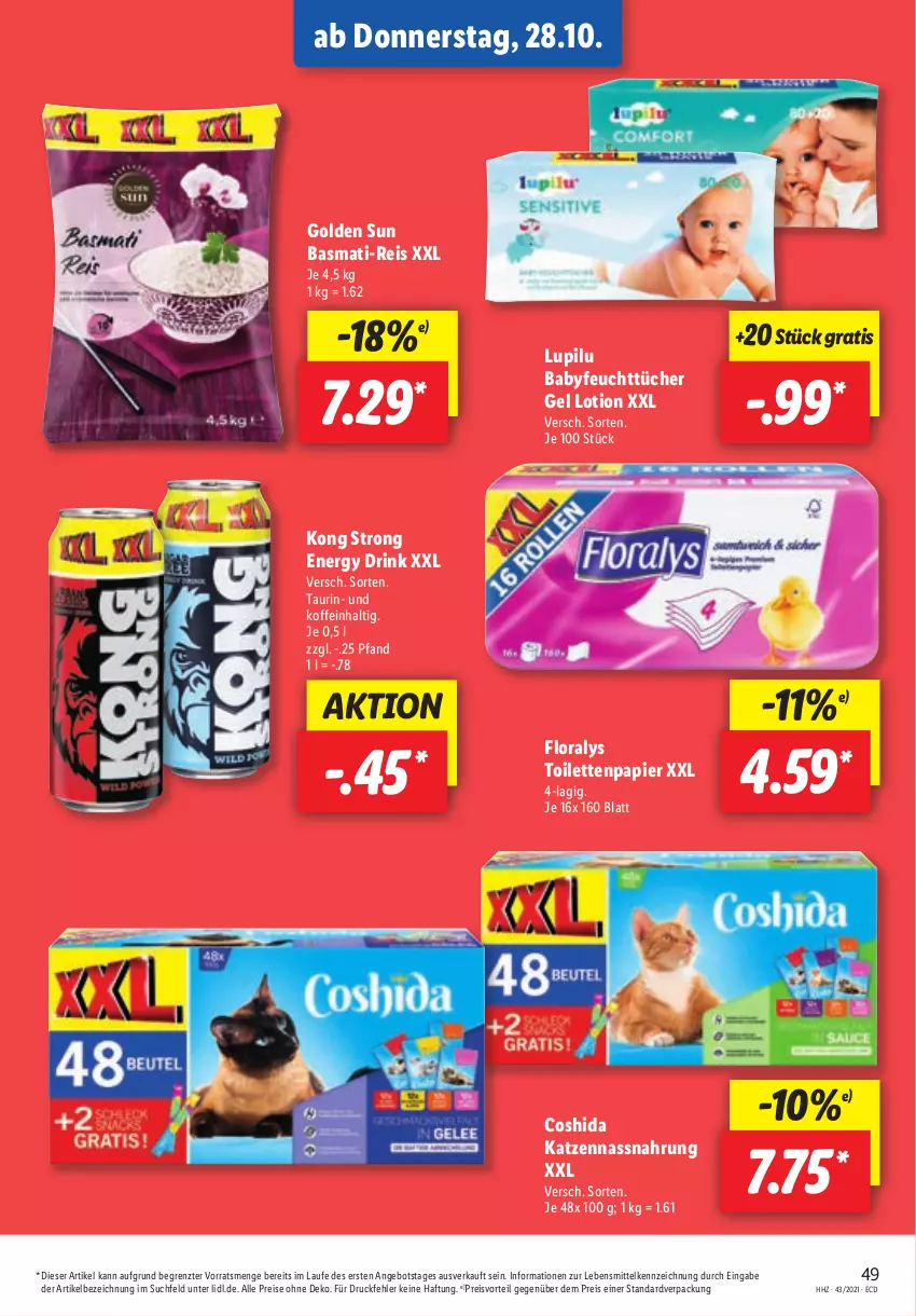 Aktueller Prospekt Lidl - Aktionsprospekt - von 25.10 bis 30.10.2021 - strona 49