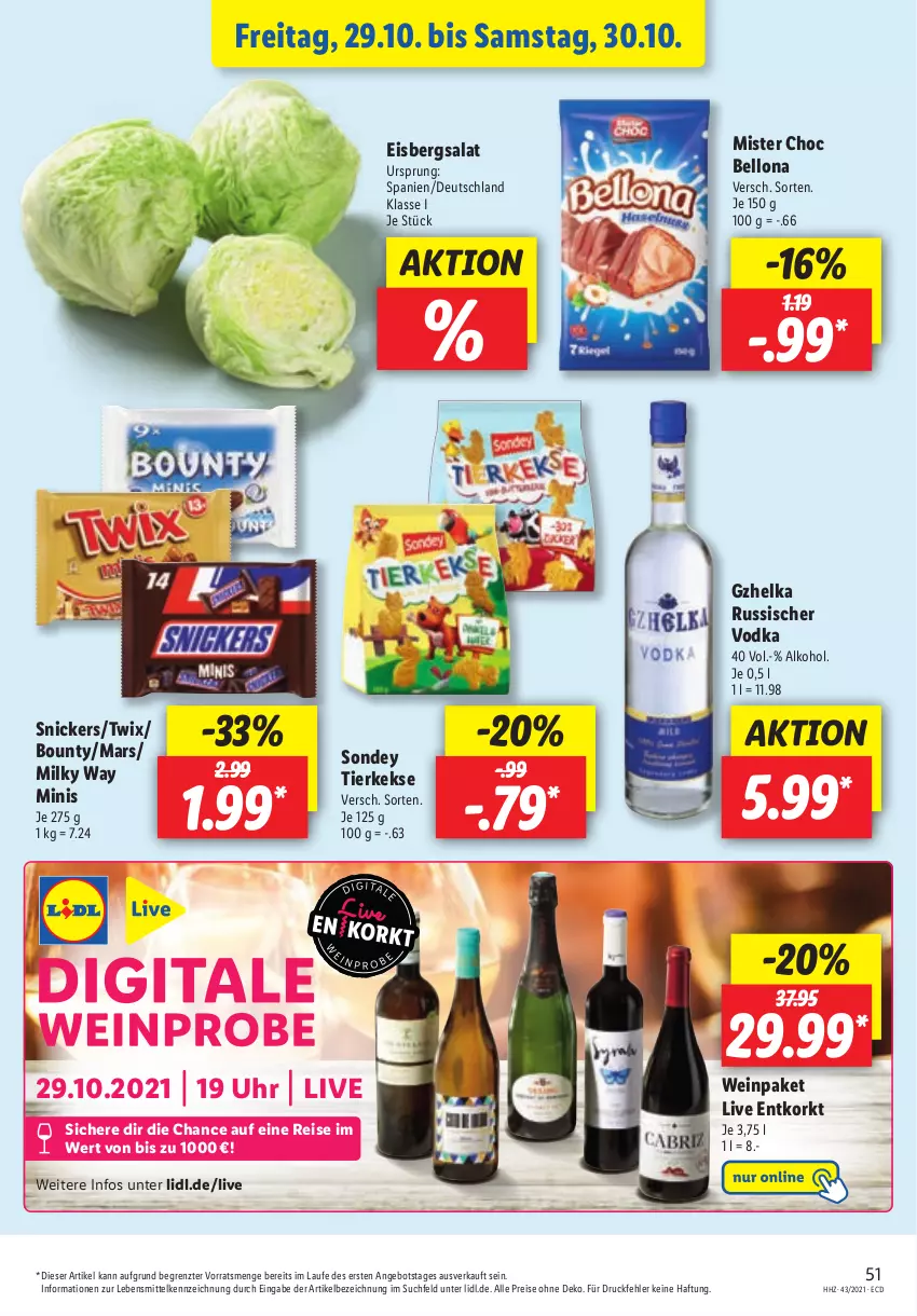 Aktueller Prospekt Lidl - Aktionsprospekt - von 25.10 bis 30.10.2021 - strona 51