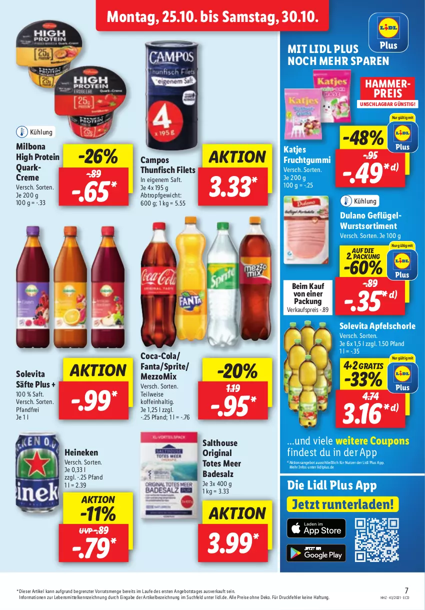 Aktueller Prospekt Lidl - Aktionsprospekt - von 25.10 bis 30.10.2021 - strona 7