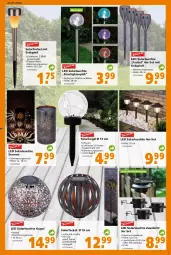 Gazetka promocyjna  - Prospekt für Globus Baumarkt  Achern - Gazetka - ważna od 23.07 do 23.07.2022 - strona 7 - produkty: akku, auer, Draht, Glaskugel, Kugel, lack, Lacke, latte, Leuchte, Schal, Solarfackel, solarleuchte, Ti