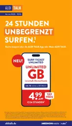 Gazetka promocyjna Aldi Nord - Von Montag - Gazetka - ważna od 15.03 do 15.03.2025 - strona 44 - produkty: aldi, aldi talk, Bau, buch, eis, Germ, LG, reis, ring, Surf, Ti, usb, ZTE