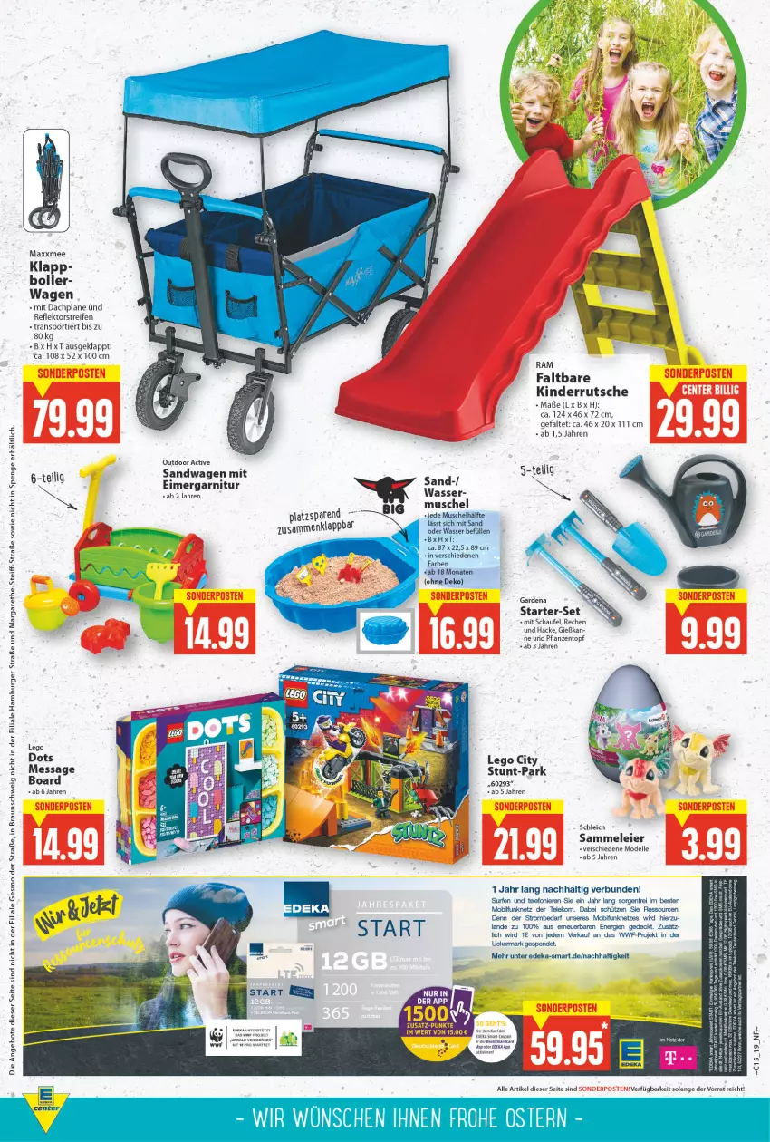 Aktueller Prospekt E Center - Angebote der Woche - von 11.04 bis 16.04.2022 - strona 19 - produkty: angebot, angebote, braun, burger, deka, dell, deutschlandcard, eier, eimer, eis, elle, gardena, garnitur, hamburger, HP, Kinder, LEGO City, Mode, pflanze, pflanzen, reifen, reis, Schleich, Schütze, Sport, Surf, telefon, Ti, topf, wasser