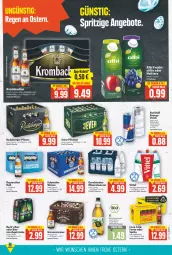 Gazetka promocyjna E Center - Angebote der Woche - Gazetka - ważna od 16.04 do 16.04.2022 - strona 15 - produkty: alkohol, Alwa, Berger, bier, bio, coca-cola, cola, direktsaft, eis, fanta, fanta oder, flasche, frucht, gerolsteine, gerolsteiner, getränk, getränke, glasflasche, grevensteiner, jever, jever pilsener, krombache, krombacher, mineralwasser, natürliches mineralwasser, Nektar, pet-flasche, pils, pilsener, pilsner, radeberger, radeberger pilsner, red bull, saft, sprite, steiner, tee, Ti, vittel, wasser