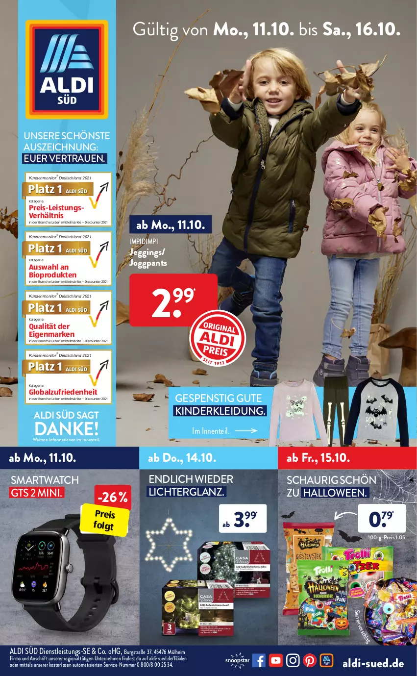 Aktueller Prospekt AldiSud - ALDI Aktuell - von 11.10 bis 16.10.2021 - strona 1