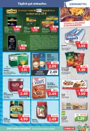 Gazetka promocyjna Combi - Prospekte - Gazetka - ważna od 22.07 do 22.07.2023 - strona 15 - produkty: Amber, aufstrich, beutel, bio, Cap, cappuccino, chips, cin, cookie, cookies, crema pads, Dr. Oetker, eis, elle, erde, frucht, fruchtaufstrich, Funny Frisch, gewinnspiel, gutschein, gutscheine, hafer, honig, jacobs, Jacobs Crema, Kinder, knoppers, krüger, lambertz, lebensmittel, LG, müsli, Nudossi, reis, rwe, salz, Schal, Schale, Ti, vita, vitalis, vitalis müsli, ZTE