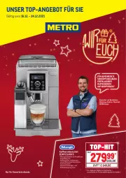 Gazetka promocyjna Metro - Knallerpreis - Gazetka - ważna od 24.12 do 24.12.2021 - strona 1 - produkty: Abtei, alexa, angebot, auto, eis, Elektro, elle, kaffee, kaffeegenuss, kaffeevollautomat, Metro, milch, nuss, reis, schnäppchen, Spezi, teller, Ti, tisch, top-angebot, weck