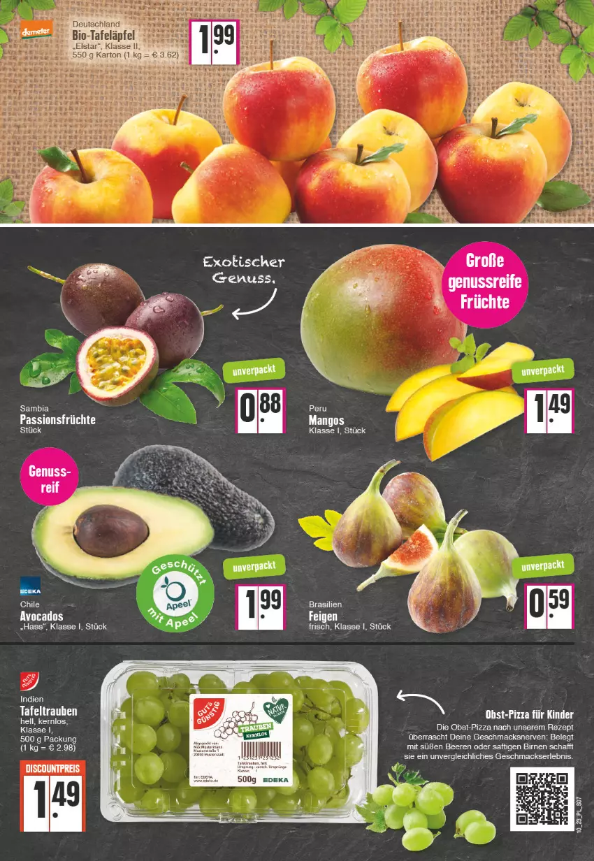 Aktueller Prospekt E Center - Angebote der Woche - von 06.03 bis 11.03.2023 - strona 7 - produkty: ambia, früchte, mac, mango, mangos, obst, pizza, rezept, tafeltrauben, tee, trauben