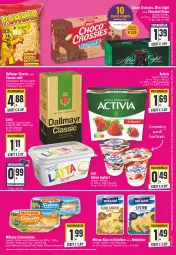 Gazetka promocyjna E Center - Angebote der Woche - Gazetka - ważna od 11.03 do 11.03.2023 - strona 17 - produkty: activia, after eight, angebot, Becher, beutel, bohne, bohnen, bohnenkaffee, chips, choco crossies, cola, crossies, dallmayr, eis, erde, gemahlener bohnenkaffee, gin, joghur, joghurt, kaffee, Käse, langnese, lätta, mccain, milka, milkana, milram, Reibekäse, reis, Ria, sahne, sahne joghurt, Schal, Schale, Schmelzkäse, Ti