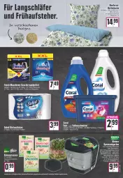 Gazetka promocyjna E Center - Angebote der Woche - Gazetka - ważna od 11.03 do 11.03.2023 - strona 27 - produkty: angebot, bio, brokkoli, colorwaschmittel, Coral, erde, Finish, Garten, geschirr, geschirrspülmittel, Schal, Schale, spülmittel, Ti, Tüte, vollwaschmittel, waschmittel