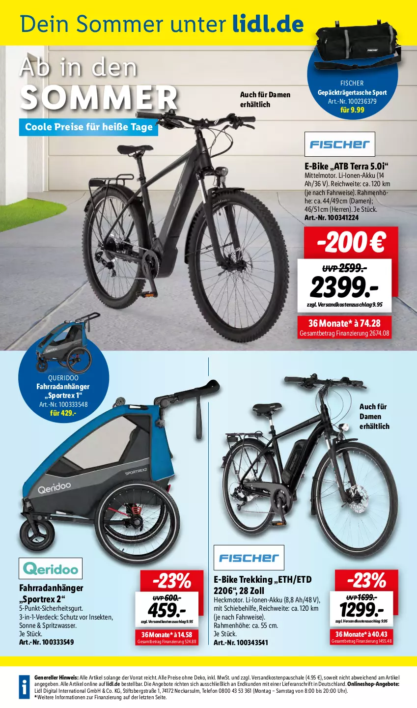 Aktueller Prospekt Lidl - Aktuelle Onlineshop-Highlights - von 01.07 bis 31.07.2022 - strona 2 - produkty: akku, angebot, angebote, Anhänger, E-Bike, eis, elle, erde, Fahrrad, fisch, fische, Fischer, ndk, reis, rel, rwe, Schal, Schale, sekt, Sport, Tasche, telefon, Ti, uhr, wasser, ZTE