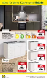 Gazetka promocyjna Lidl - Aktuelle Onlineshop-Highlights - Gazetka - ważna od 31.07 do 31.07.2022 - strona 14 - produkty: abzugshaube, backofen, Bau, buch, dunstabzug, dunstabzugshaube, einbaubackofen, einbaukühlschrank, gefrierkombination, geschirr, geschirrspüler, küche, Küchen, küchenblock, kühlschrank, LG, ndk, Ofen, rum, Schrank, Spektrum, Spülen, Ti, unterschrank, ZTE