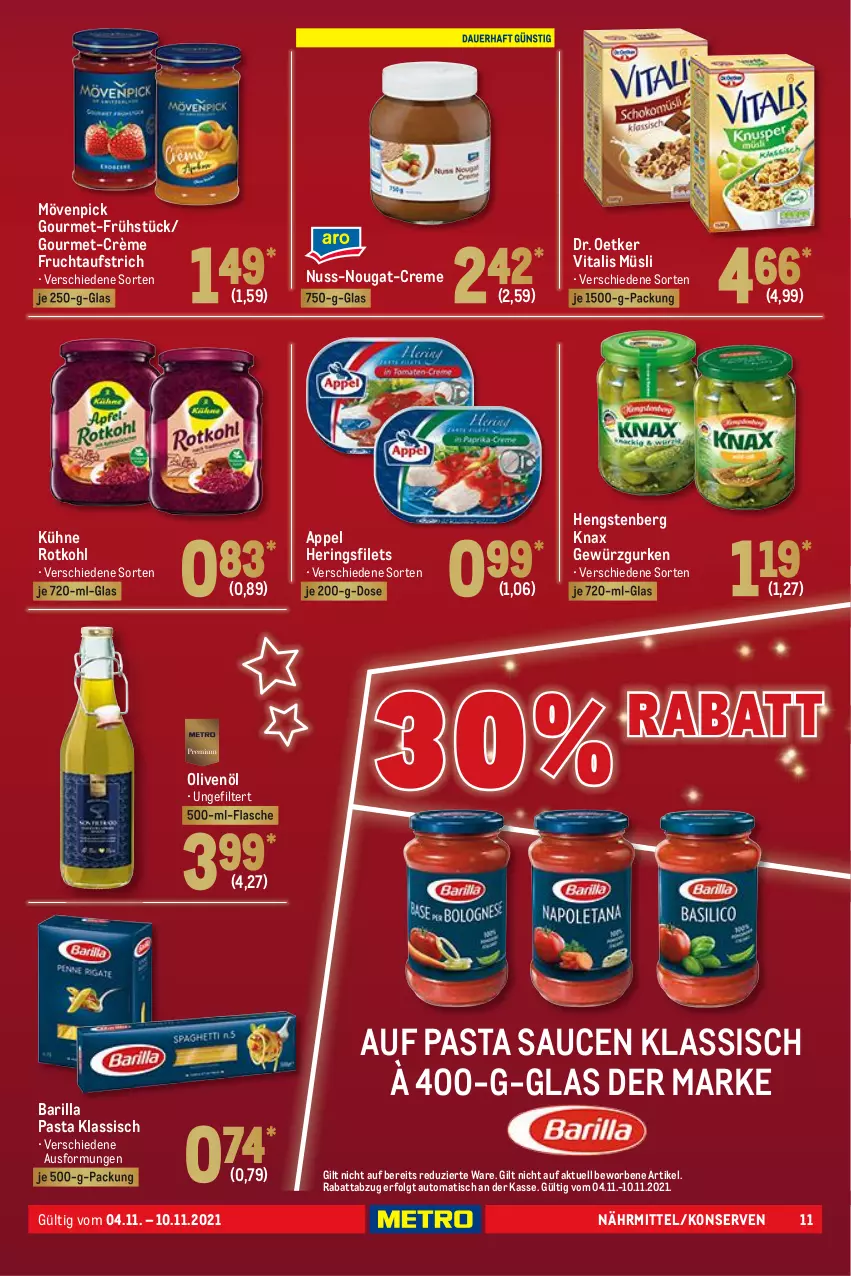 Aktueller Prospekt Metro - Food - von 04.11 bis 10.11.2021 - strona 11