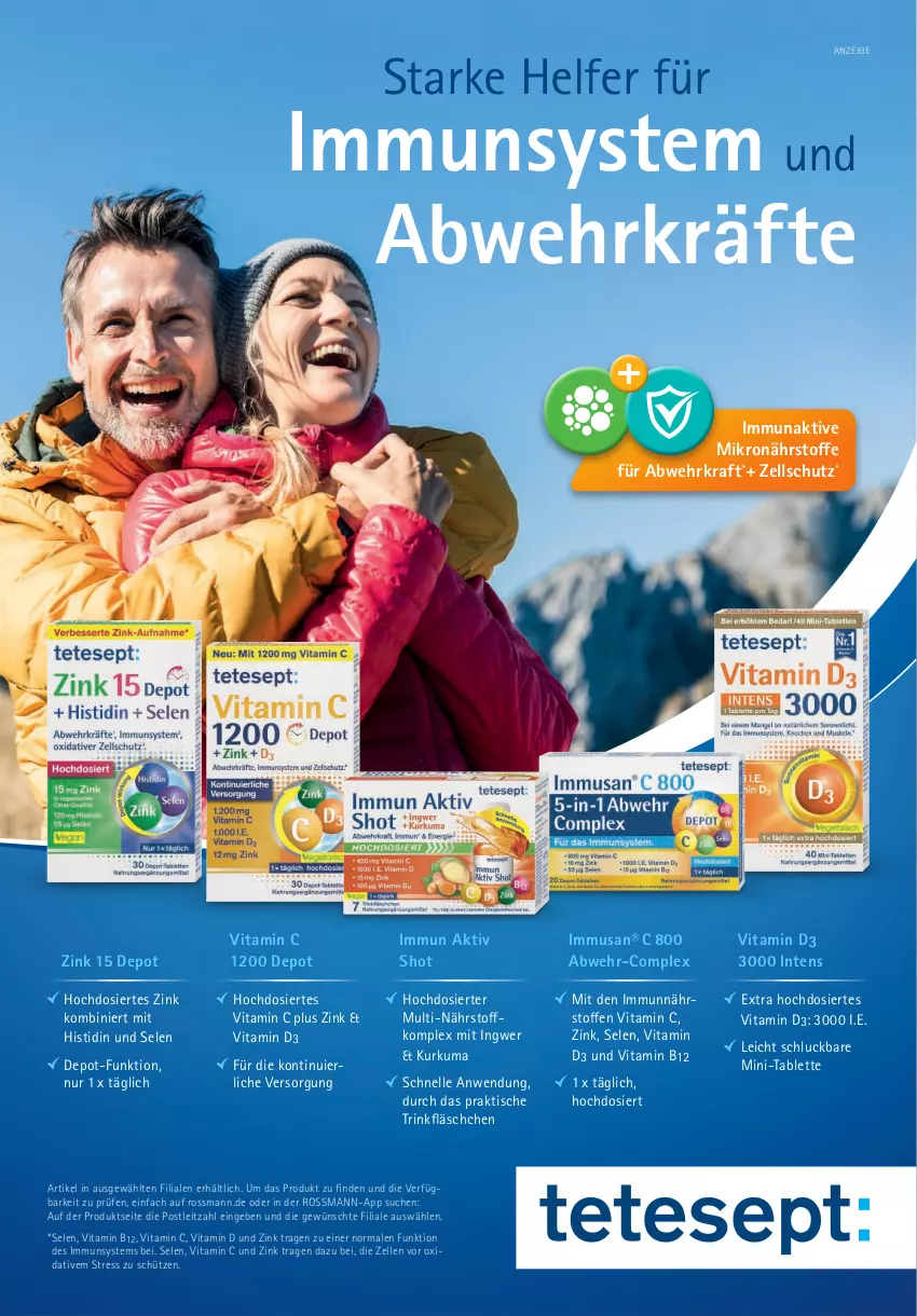 Aktueller Prospekt Rossmann - Prospekte - von 06.01 bis 31.01.2025 - strona 63 - produkty: elle, ingwer, kraft, leitz, Schütze, tablet, tablett, Tablette, Ti, tisch, vita, Vitamin B, Vitamin C, Vitamin D