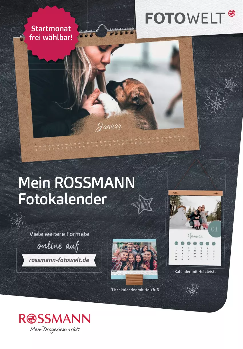 Aktueller Prospekt Rossmann - Prospekte - von 06.01 bis 31.01.2025 - strona 71 - produkty: eis, Fotokalender, Holz, Ti, tisch