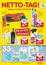 Gazetka promocyjna Netto Marken-Discount - Filial-Angebote - Gazetka - ważna od 22.04 do 22.04.2023 - strona 39 - produkty: angebot, bestpreis, chardonnay, eis, felgen, Felgenreiniger, fisch, Geflügel, gewürz, grand sud, Käse, LG, merl, merlot, Nigrin, Rauch, reiniger, reis, rotwein, schwein, sekt, Soda, sodastream, Sprudel, Ti, wasser, wein, Weißwein, windeln, ZTE