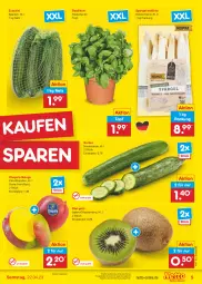 Gazetka promocyjna Netto Marken-Discount - Filial-Angebote - Gazetka - ważna od 22.04 do 22.04.2023 - strona 5 - produkty: angebot, asti, basilikum, bestpreis, chiquita, eis, gurke, gurken, kiwi, mango, reis, spargel, Ti, topf, ZTE, zucchini