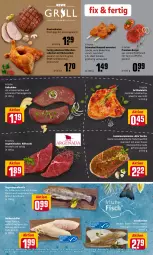 Gazetka promocyjna Rewe - REWE Ihr Kaufpark - Gazetka - ważna od 18.06 do 18.06.2022 - strona 4 - produkty: braten, burger, decke, eis, elle, erde, filet, filets, fisch, fleisch, forelle, gewürz, gewürzsalz, gin, grill, grillhähnchen, grillkotelett, grillkoteletts, hähnchenschenkel, henkel, hüftsteak, Kalbsleber, knoblauch, kotelett, krustenbraten, lamm, lammkeule, mac, marinade, medaillons, nuss, pfanne, pfannen, pfeffer, rel, rind, rindfleisch, Rotbarsch, rotbarschfilet, saft, salz, schenkel, scholl, schwein, schweine, schweinefilet, steak, steaks, Ti, tuc, vita, Wanne, wasser, wein, weine