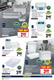 Gazetka promocyjna Metro - GastroJournal - Gazetka - ważna od 05.05 do 05.05.2021 - strona 30 - produkty: Behälter, Bona, decke, Deckel, dell, edelstahl, eis, elle, lebensmittel, mikrowelle, Mode, reis, Schal, Schale, spülmaschinen, Ti