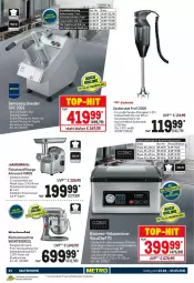 Gazetka promocyjna Metro - GastroJournal - Gazetka - ważna od 05.05 do 05.05.2021 - strona 34 - produkty: beutel, edelstahl, eis, elle, fleisch, küche, Küchen, küchenmaschine, leine, LG, messer, reis, rwe, schüssel, teller, Ti, topf, Vakuumierer, würfel