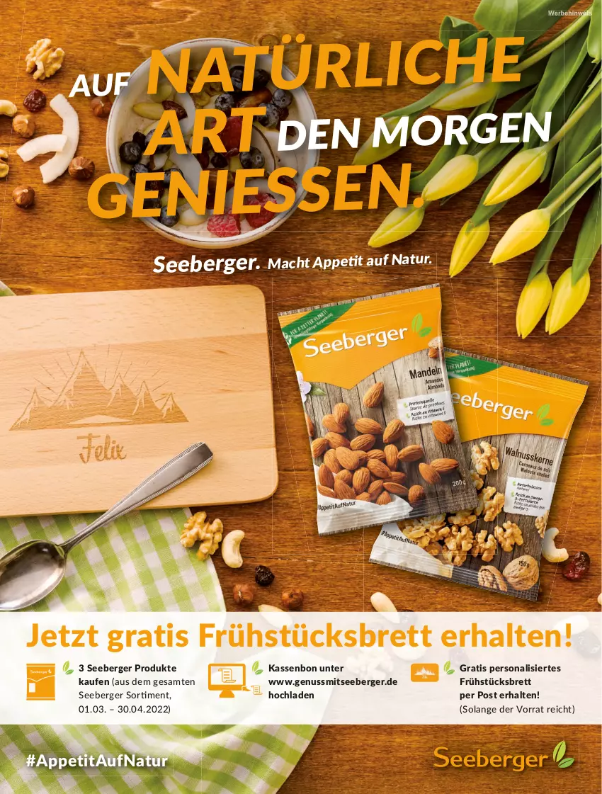 Aktueller Prospekt Hit - Prospekte - von 01.03 bis 30.04.2022 - strona 35 - produkty: Berger, eis, mac, natur, nuss, Persona, seeberger, Ti