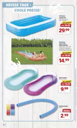 Gazetka promocyjna Combi - Prospekte - Gazetka - ważna od 01.06 do 01.06.2024 - strona 4 - produkty: aqua, eis, elle, family pool, Garten, gartenschlauch, nudel, pool, reis, schlauch, Schwimmnudel, teller, Ti, wasser, wasserrutsche, ZTE