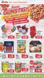 Gazetka promocyjna Famila - Prospekte - Gazetka - ważna od 29.10 do 29.10.2022 - strona 14 - produkty: ananas, Ananasstücke, beutel, datteltomaten, eis, filet, filets, fisch, Käse, kochschinken, mac, Mett, mettwurst, milram, oro di parma, pizza, Reibekäse, reis, saft, sauce, Schal, Schale, schinken, schnitten, Speisezwiebeln, thunfisch, Ti, tomate, tomaten, wurst, ZTE, zucker, zwiebel, zwiebeln