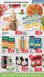 Gazetka promocyjna Famila - Prospekte - Gazetka - ważna od 29.10 do 29.10.2022 - strona 15 - produkty: beutel, buitoni, buitoni pasta, De Cecco, decke, ecco, eis, erde, gin, grana, grana padano, hartkäse, Hausmacher, italienischer hartkäse, Käse, mac, nudel, nudeln, padano, pasta, pesto, pizza, Rana, reis, sauce, steinhaus, Ti, tomate, tomaten, tomatensauce, ZTE