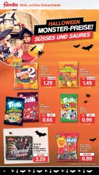 Gazetka promocyjna Famila - Prospekte - Gazetka - ważna od 29.10 do 29.10.2022 - strona 16 - produkty: beutel, bonbons, chupa, chupa chups, dovgan, eis, frucht, fruchtgummi, Lutscher, Nimm 2, reis, storck, Ti, trolli, trolli fruchtgummi, ZTE