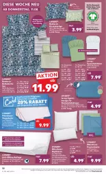 Gazetka promocyjna Kaufland - Gazetka - ważna od 17.08 do 17.08.2022 - strona 32 - produkty: Abba, angebot, angebote, Bau, baumwolle, beko, bett, bettwäsche, bio, bio-baumwolle, decke, Ergee, kissen, kopfkissen, kuscheldecke, mikrofaser, Mikrofaserkopfkissen, nackenstützkissen, spannbettlaken, Steppdecke, Ti, Trockner, wolle, ZTE