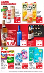 Gazetka promocyjna Kaufland - Gazetka - ważna od 17.08 do 17.08.2022 - strona 4 - produkty: alkohol, amecke, angebot, Berger, Cap, captain morgan, colorwaschmittel, drink, Effect, eis, energy drink, frucht, getränk, gin, mac, original spiced gold, pampers, pampers baby dry, Pants, persil, pils, pilsner, radeberger, radeberger pilsner, rum, säfte, skyy, Skyy Vodka, Ti, tisch, vanille, vodka, waschmittel, windeln, ZTE