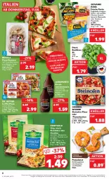 Gazetka promocyjna Kaufland - Gazetka - ważna od 17.08 do 17.08.2022 - strona 8 - produkty: angebot, backwaren, basilikum, cheddar, Donut, Dr. Oetker, elle, flakes, flammkuchen, frische backwaren, Frische Pasta, gin, giovanni rana, gnocchi, Grom, Hefe, jalapeño, Käse, kerrygold, kirsch, küche, kuchen, Küchen, lamm, lasagne, Lasagneblätter, milch, monte, mozzarella, Ofen, original wagner, pasta, pfanne, pfannen, pizza, Rana, rel, rezept, rezepte, rind, rinder, Rindersalami, salami, sauce, spinat, steinofen, tagliatelle, Ti, tomate, tomaten, tomatensauce, topf, wagner, weidemilch, ZTE