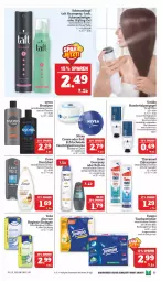 Gazetka promocyjna Marktkauf - Prospekt - Gazetka - ważna od 18.02 do 18.02.2023 - strona 23 - produkty: Bad, bier, bio, biozidprodukte, creme, deo, deospray, Discreet, dove, duschbad, eis, elle, feuchtigkeitscreme, flasche, gin, haarspray, lack, nivea, Rauch, Reinigung, Reinigungsgel, reis, roll-on, Roller, rwe, schaumfestiger, schwarzkop, schwarzkopf, shampoo, syoss, Taft, Tasche, taschen, taschentücher, Tempo, theramed, Ti, tücher, Yo, zahncreme, ZTE