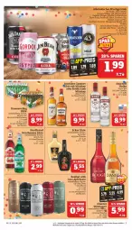 Gazetka promocyjna Marktkauf - Prospekt - Gazetka - ważna od 18.02 do 18.02.2023 - strona 7 - produkty: alkohol, apfel, apfelwein, batida, Cap, captain morgan, Effect, eis, flasche, getränk, gin, Gorbatschow, gordon, gordon's, Havana Club, jack daniel, jack daniels, jim beam, johnnie walker, kuemmerling, licor, licor 43, likör, mac, Malibu, mangaroca, merl, nordbrand, reis, smirnoff, Southern Comfort, Three Sixty, Ti, vodka, wein, weinbrand, whiskey, wodka, ZTE