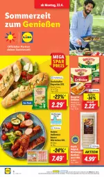 Gazetka promocyjna Lidl - Aktionsprospekt - Gazetka - ważna od 27.04 do 27.04.2024 - strona 10 - produkty: baguette, baguettes, Berger, bratwurst, dulano, eis, gin, grafschafter, grill, Grillkäse, Käse, ndk, nürnberger, preisvorteil, reis, rostbratwurst, rouge, rougette, Schal, Schale, Ti, wurst, würstchen