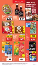 Gazetka promocyjna Lidl - Aktionsprospekt - Gazetka - ważna od 27.04 do 27.04.2024 - strona 11 - produkty: angebot, antipasti, asti, Bon Gelati, coupon, decke, eis, eistee, elle, gin, grill, Grillzubehör, Havana Club, Holz, holzkohle, Lutscher, magazin, mandel, Meister, mojito, reis, rezept, rezepte, salat, sauce, schweppes, tee, teller, Ti, tisch, Tüte, ZTE