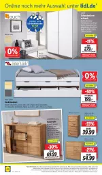 Gazetka promocyjna Lidl - Aktionsprospekt - Gazetka - ważna od 27.04 do 27.04.2024 - strona 32 - produkty: angebot, angebote, bett, decke, deckenleuchte, dell, eis, elle, Holz, kommode, led-deckenleuchte, Leuchte, Mode, ndk, Rauch, reis, rel, Ria, Schal, Schale, Schrank, schubladen, schwebetürenschrank, spiegel, telefon, Ti, türenschrank, uhr