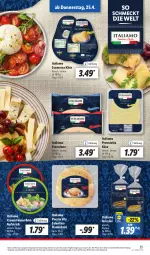 Gazetka promocyjna Lidl - Aktionsprospekt - Gazetka - ważna od 27.04 do 27.04.2024 - strona 43 - produkty: angebot, aufstrich, brot, brotaufstrich, coupon, eis, Fladenbrot, grissini, italiamo, Käse, Provolone, reis, Scamorza, Ti, ZTE