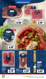 Gazetka promocyjna Lidl - Aktionsprospekt - Gazetka - ważna od 27.04 do 27.04.2024 - strona 46 - produkty: dell, eis, italiamo, LG, mit pistazien, mortadella, ndk, pistazien, reis, rohschinken, salami, Schal, Schale, schinken, Ti
