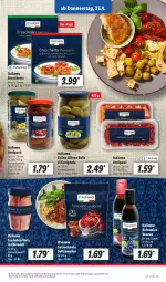 Gazetka promocyjna Lidl - Aktionsprospekt - Gazetka - ważna od 27.04 do 27.04.2024 - strona 47 - produkty: angebot, antipasti, asti, balsam, balsamico, dell, eis, elle, filet, filets, grüne oliven, in olivenöl, italiamo, olive, oliven, olivenöl, reis, Sardellen, sauce, saucen, Ti, tomate, tomaten, ZTE