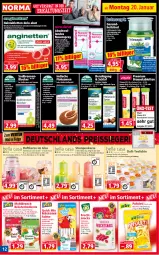 Gazetka promocyjna Norma - Norma - Gazetka - ważna od 27.01 do 27.01.2025 - strona 12 - produkty: Apotheke, auer, Bad, ball, banane, beere, beeren, Blüte, Bonbonglas, bonbons, brause, Brausetabletten, Duftkerze, eis, elle, erdbeere, erdbeeren, Erkältungs, flasche, frucht, Gesundheit, himbeer, himbeere, himbeeren, ilag, ingwer, Käse, kerze, kirsch, kirsche, kräuter, LG, mac, mango, milch, Nasenspray, natur, orange, pfeffer, reis, reiss, Ria, schaumbad, schoko, schokolade, snack, snacks, tablet, tablett, Tablette, tee, Teelicht, teelichte, Ti, Trinkhalme, vanille, vita, Vitamin B, Vitamin C, zitrone, zitronen, zucker