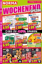 Gazetka promocyjna Norma - Norma - Gazetka - ważna od 27.01 do 27.01.2025 - strona 18 - produkty: activia, ball, batterie, batterien, Becher, brustfilet, creme, eis, filet, flasche, fleisch, frucht, früchte, gulasch, hackfleisch, hackfleisch gemischt, hähnchenschenkel, henkel, kräuter, lebensmittel, milch, natur, navelina, nuss, orange, orangen, regal, reis, rind, rindfleisch, sac, saft, schenkel, schnitten, schoko, schwein, schweine, snack, steak, steaks, tesa, Ti, tiefpreis, wein, weine, Weißwurst, wurst