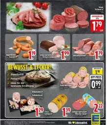 Gazetka promocyjna Edeka - Prospekte - Gazetka - ważna od 29.08 do 29.08.2026 - strona 15 - produkty: auer, aufschnitt, Bau, deka, eis, ente, Käse, krakauer, pute, reis, salami, Ti, wurst, ZTE