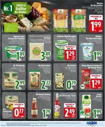 Gazetka promocyjna Edeka - Prospekte - Gazetka - ważna od 29.08 do 29.08.2026 - strona 22 - produkty: aeg, andechser natur, auer, Bad, Bau, Bauer, beutel, bio, Bio-Gemüse, Bio-Käse, brezel, eis, flasche, gemüsemais, gin, Heu, heumilch, huober, jogurt, Käse, käsescheiben, kokos, mais, mandel, merl, merlot, milch, natur, natura, Pinot, pinot grigio, reis, saft, tomate, tomaten, tuner, ZTE