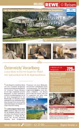 Gazetka promocyjna Rewe Reisen - Reiseprospekt - Gazetka - ważna od 25.02 do 25.02.2022 - strona 43 - produkty: axe, Bad, Bademantel, bett, buch, dusche, eier, eis, Garten, getränk, gutschein, inklusivleistungen, Mantel, Mode, pool, rama, reis, salat, Ti, uhr, wellnessbereich, ZTE