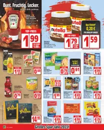 Gazetka promocyjna Edeka - Angebote der Woche - Gazetka - ważna od 22.04 do 22.04.2023 - strona 12 - produkty: antipasti, asti, beutel, bonduelle, brot, buch, creme, deka, dip, eintöpfe, eis, elle, erasco, feinkost, feinschmecker, ferrero, fertiggericht, fertiggerichte, fisch, flasche, fleisch, frucht, gin, grill, hafer, haferfleks, heinz, hollandaise, ketchup, knorr, korn, mayonnaise, Meister, müsli, nuss, nuss-nougat-creme, nutella, rel, rezept, rezepte, riegel, salat, sauce, saucen, suppe, suppen, Ti, Yo