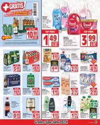 Gazetka promocyjna Edeka - Angebote der Woche - Gazetka - ważna od 22.04 do 22.04.2023 - strona 15 - produkty: arla, Bau, beutel, bier, bio, Brei, bügel, burger, cola, colgate, creme, deka, deo, eis, elnett, erdinger, erfrischungsgetränk, feinwaschmittel, flasche, flensburger, frucht, getränk, gin, haarspray, heineken, henkel, jever, jever pilsener, kraft, küche, Küchen, küchentücher, LG, loreal, perwoll, pils, pilsener, quetschbeutel, Rauch, reiniger, reis, rel, rexona, rwe, sagrotan, schauma, schauma shampoo, schuhe, shampoo, shampoo oder spülung, snack, snacks, spülung, steiner, Ti, tücher, veltins, veltins pilsener, vernel, vita, Vita C, vitakraft, warsteiner, waschmittel, wc-reiniger, weichspüler, Yo, zahncreme, ZTE